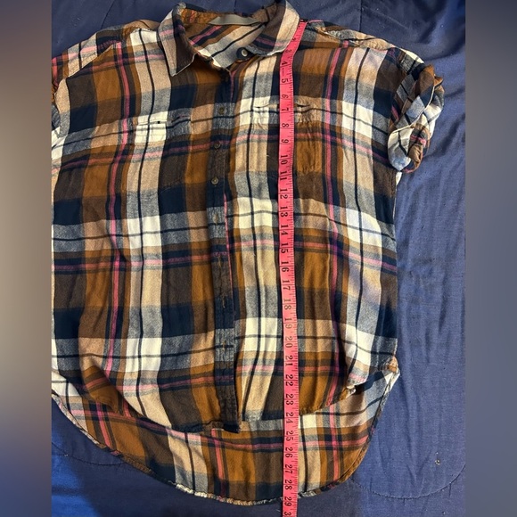 Harley-Davidson Brown Plaid Button Down Shirt - Picture 4 of 5